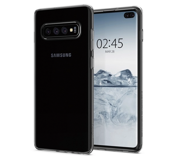 Spigen Liquid Crystal Samsung Galaxy S10+ Crystal Clear tok, átlátszó