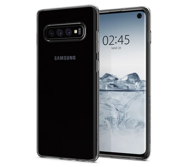 Spigen Liquid Crystal Samsung Galaxy S10 Crystal Clear tok, átlátszó