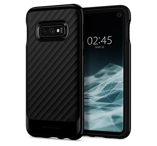 Spigen Neo Hybrid Samsung Galaxy S10e Midnight Black tok, fekete