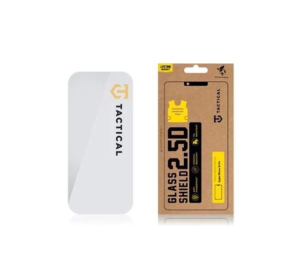 Tactical Glass Shield 2.5D Apple iPhone 16 Pro kijelzővédő üvegfólia, átlátszó