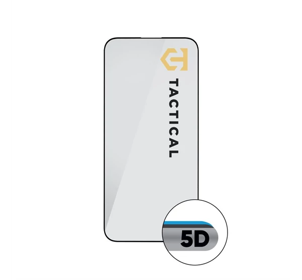 Tactical Glass Shield 5D Apple iPhone 15 Pro Max kijelzővédő üvegfólia, fekete