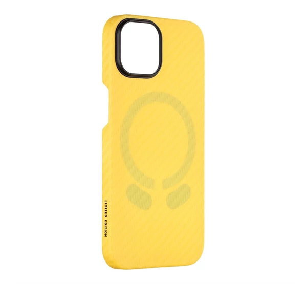 Tactical MagForce Aramid Industrial Limited Edition Apple iPhone 15 MagSafe tok, sárga