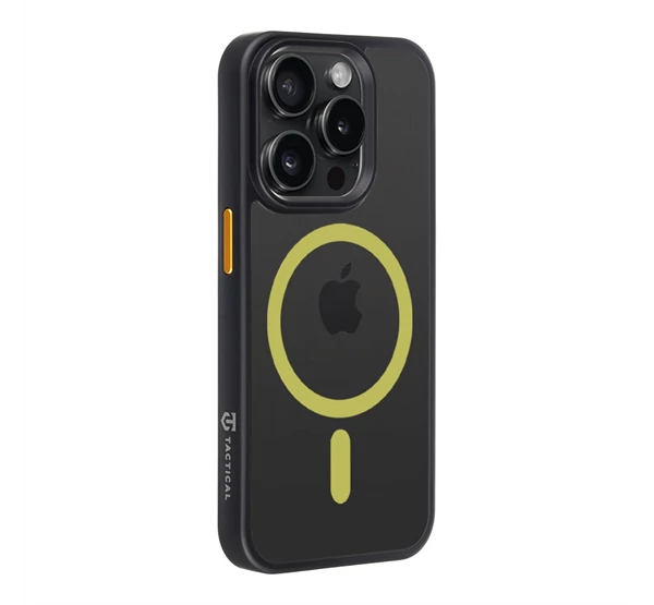 Tactical MagForce Hyperstealth 2.0 Apple iPhone 15 Pro tok, fekete/sárga