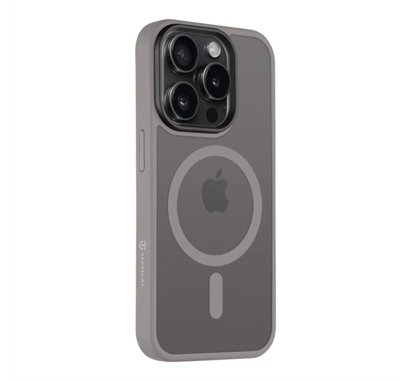 Tactical MagForce Hyperstealth Apple iPhone 15 Pro Magsafe hátlap tok, világos szürke