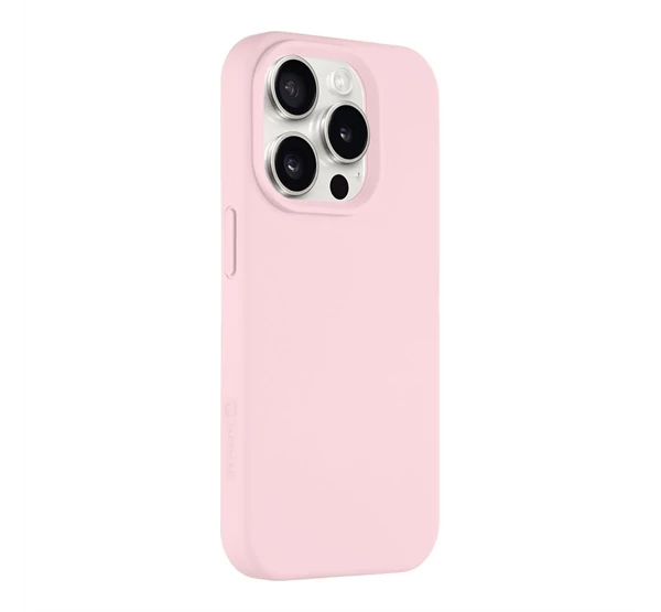 Tactical MagForce Velvet Smoothie Apple iPhone 15 Pro MagSafe tok, Pink Panther, halvány rózsaszín