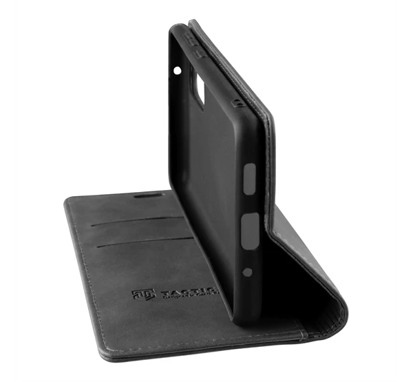 Tactical Xproof Xiaomi Redmi Note 12 5G flip/oldalra nyíló tok, fekete