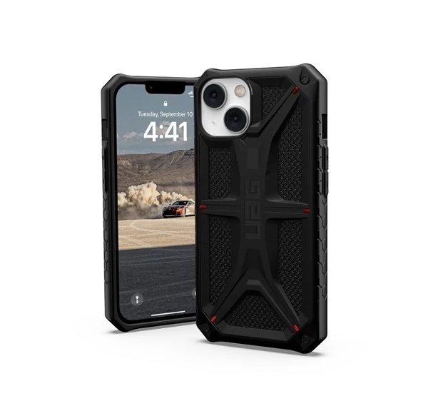 UAG Monarch Apple iPhone 14 Plus hátlap tok, Kevlar Black
