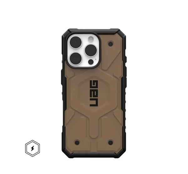 UAG Pathfinder Magsafe Apple iPhone 16 Pro MagSafe kompatbilis tok, olive (zöld)
