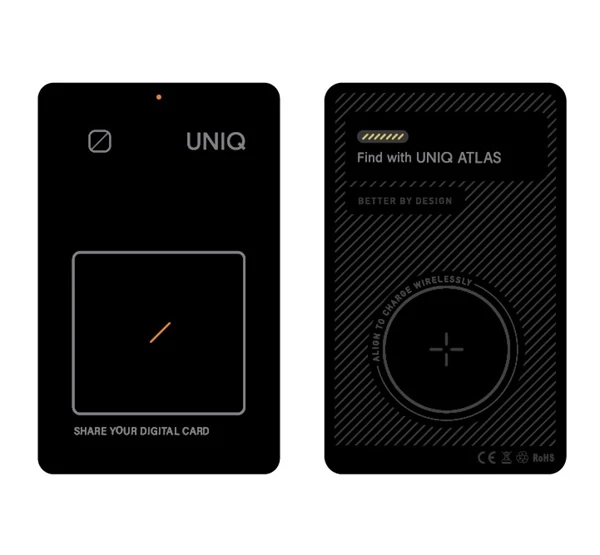 Uniq Atlas NFC kompatibilis kártya olvasó, grafit 