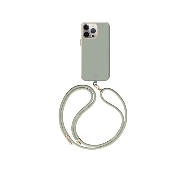 Uniq Coehl Creme Apple iPhone 15 Pro Magsafe kombatibilis tok, sage / sötétzöld