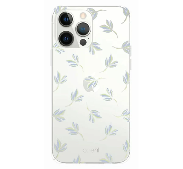 Uniq Coehl Fleur Apple iPhone 13 Pro, szilikon tok, kék