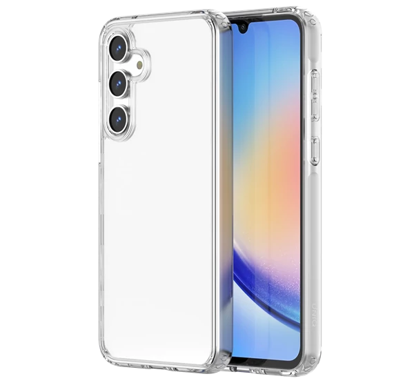 Uniq Lifepro Xtreme Samsung Galaxy A55, szilikon tok, átlátszó