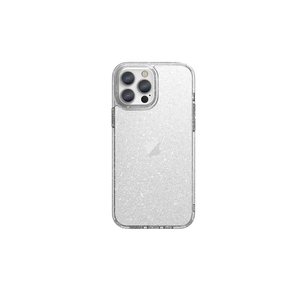 Uniq Lifepro Xtreme Tinsel Apple iPhone 13 Pro, csillámos szilikon tok, átlátszó
