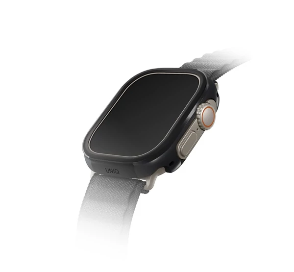 Uniq Valencia Apple Watch Ultra 49mm aluminium tok, fekete
