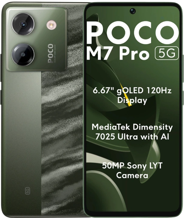 Xiaomi Poco M7 Pro 5G 256GB 8GB RAM Dual zöld