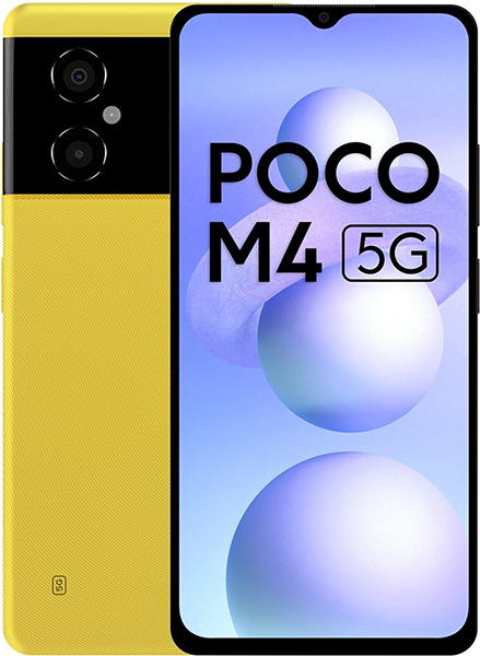 Xiaomi Poco M4 5G 128GB 6GB RAM Dual sárga