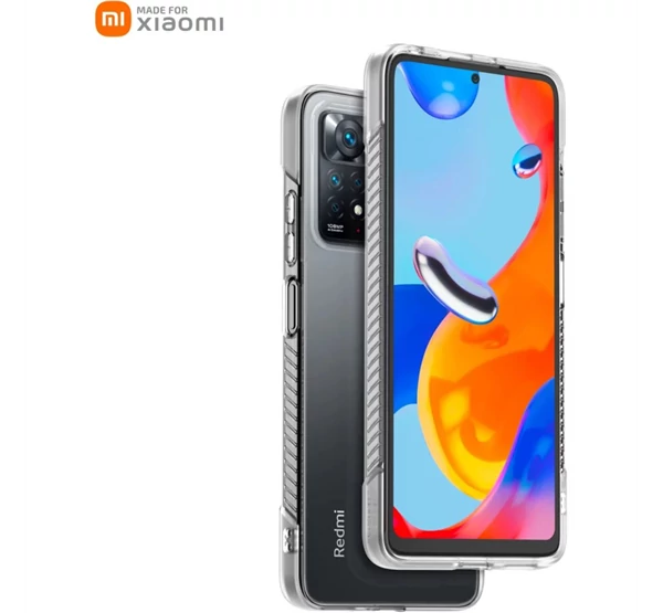 Xiaomi Redmi Note 11 Pro 4G/5G ütésálló tok, Átlátszó