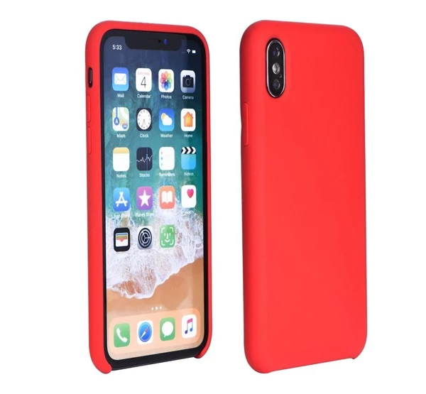 Xiaomi Redmi Note 6, Szilikon Soft hátlap tok, Piros