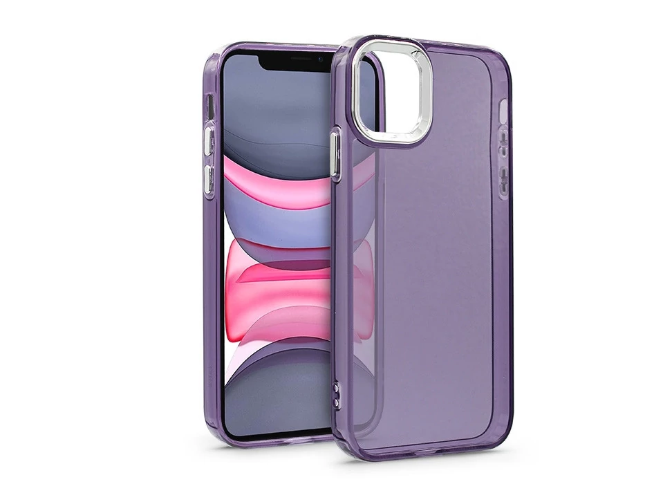 Haffner Pearl szilikon tok - Apple iPhone 11 - lila