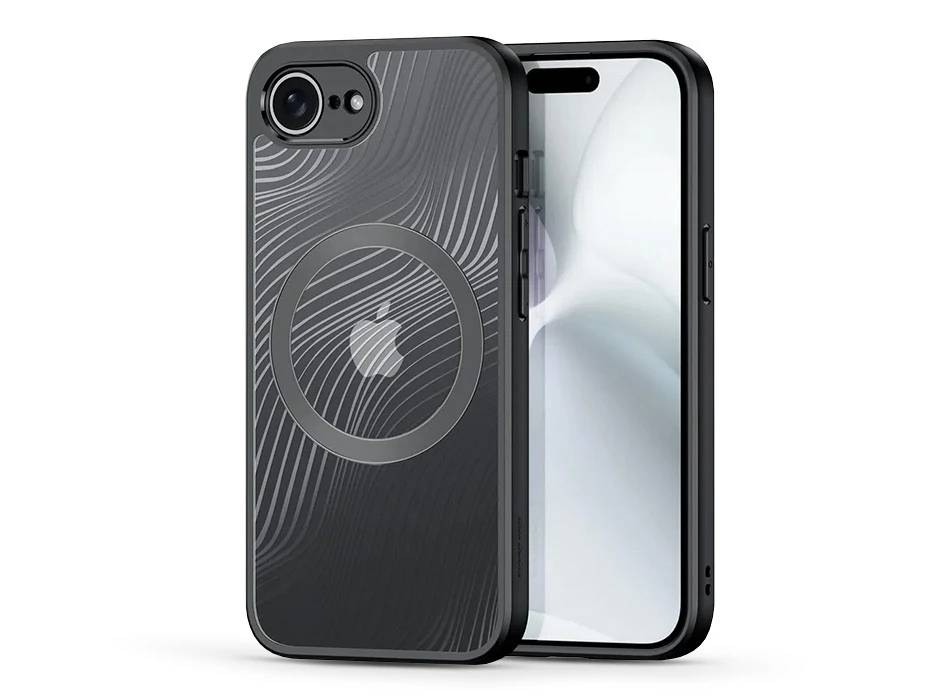 Dux Ducis Aimo Series tok - Apple iPhone 16e - fekete/átlátszó