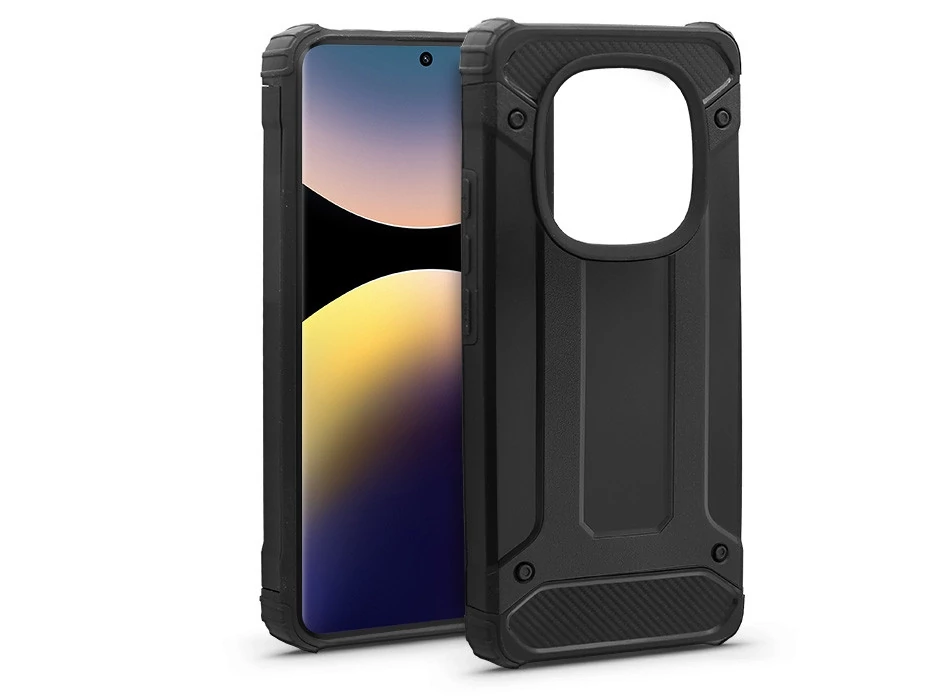 Haffner Armor ütésálló tok - Xiaomi Redmi Note 14 Pro 4G - fekete