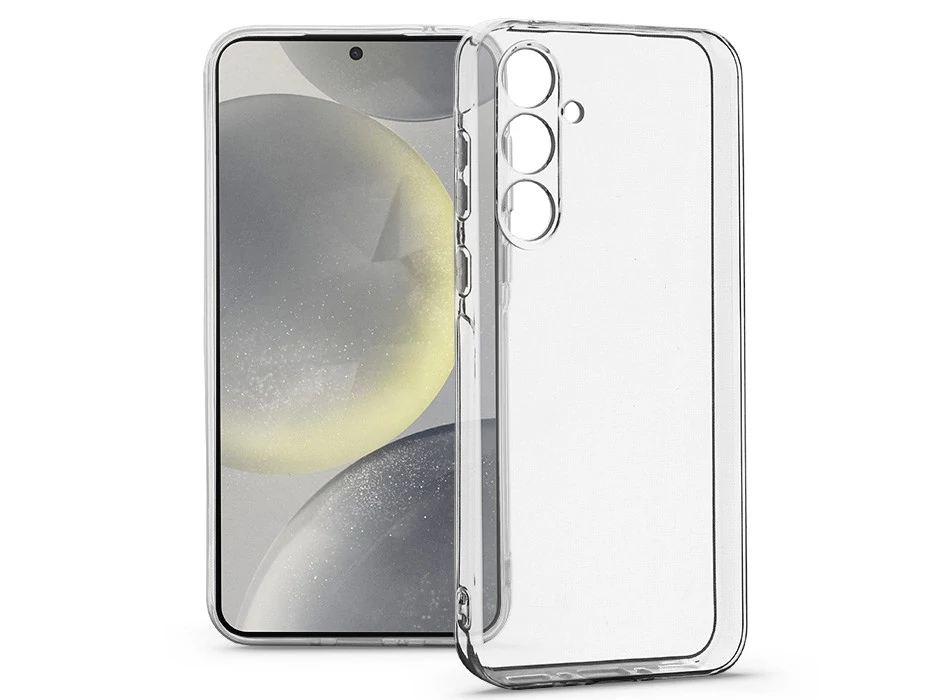 Haffner Clear Case kameravédős szilikon tok - Samsung SM-S921 Galaxy S24 - átlátszó