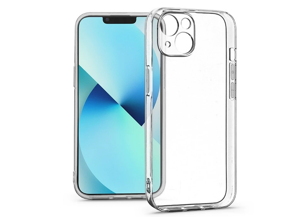 Haffner Clear Case szilikon tok - Apple iPhone 13 - átlátszó
