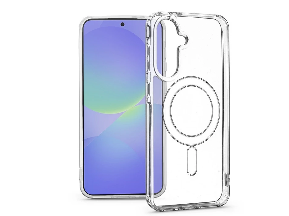 Haffner Clear Mag Cover szilikon tok - Samsung Galaxy SM-A366 A36 5G - átlátszó