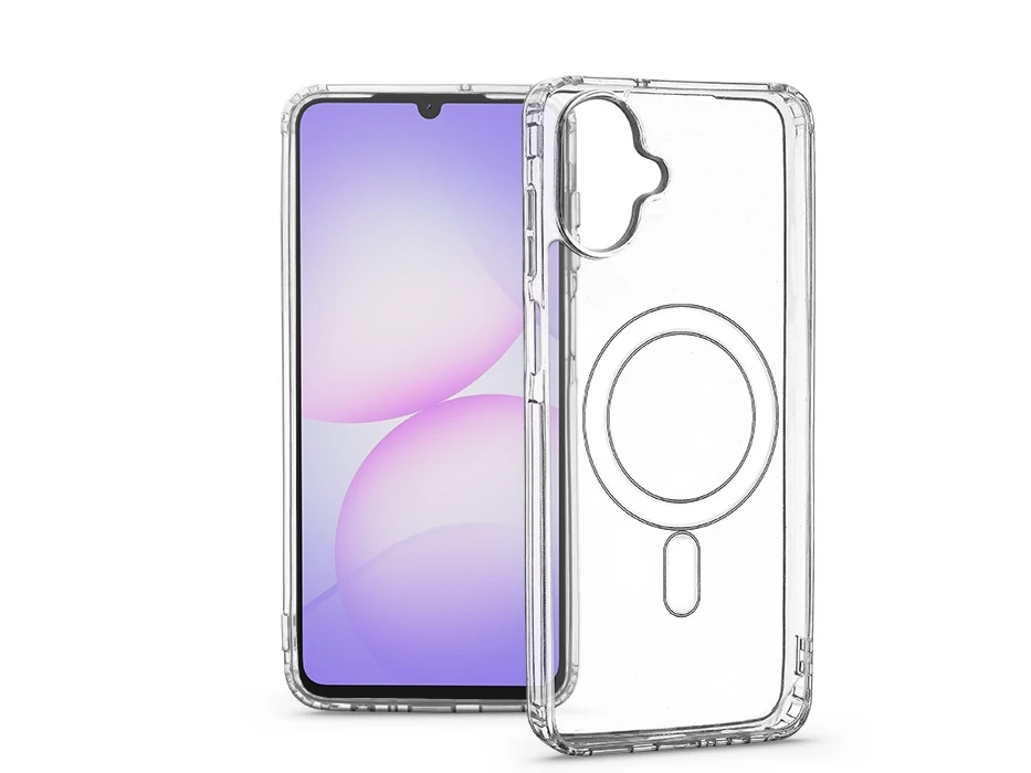 Haffner Clear Mag Cover szilikon tok - Samsung SM-A075 Galaxy A07 - átlátszó