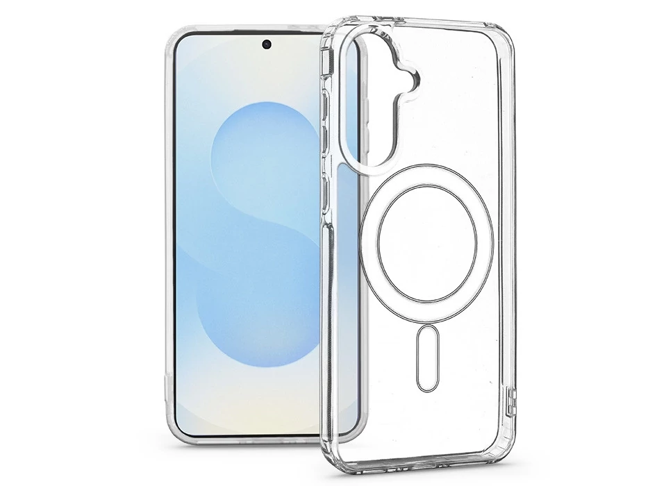 Haffner Clear Mag Cover szilikon tok - Samsung SM-S937 Galaxy S25 - átlátszó