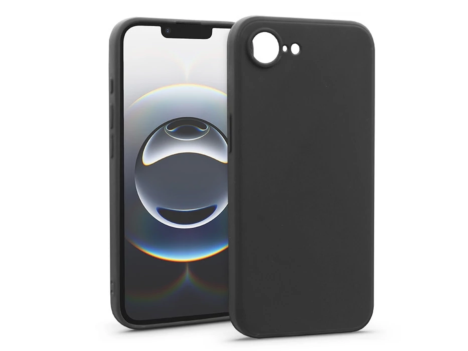 Haffner Soft szilikon tok - Apple iPhone 16e - fekete