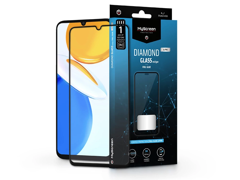 MyScreen Diamond Glass Lite Edge 2.5D Full Glue - Honor X7 üvegfólia
