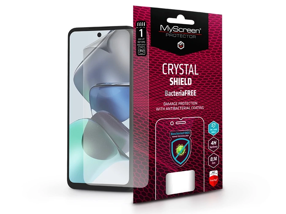 MyScreen Crystal Shield BacteriaFree - Motorola Moto G23 fólia - 1 db/cs