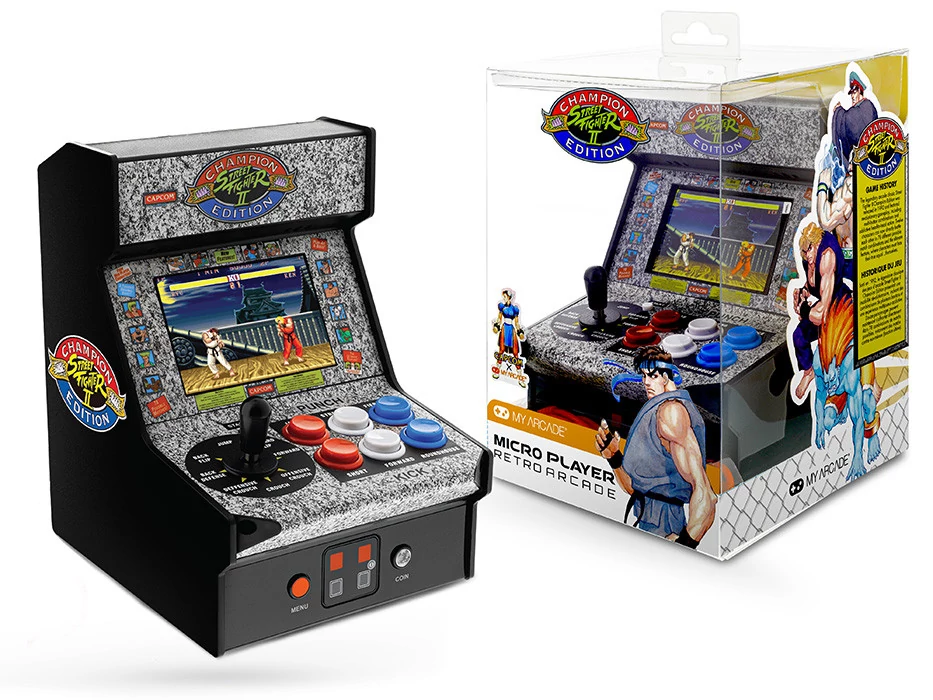 My Arcade DGUNL-3283 Street Fighter II Champion Edition Micro Player Retro Arcade 7.5
