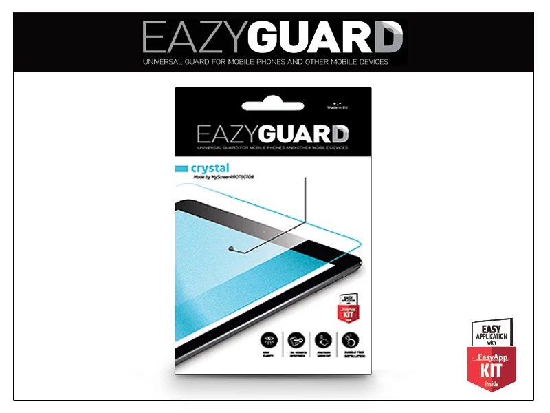 MyScreen Protector univerzális képernyővédő fólia - 10", - Crystal - 1 db/csomag (265x185 mm)