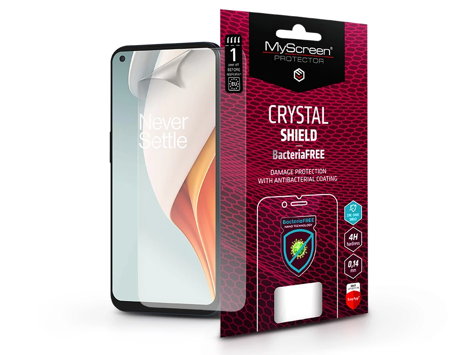 MyScreen Crystal Shield BacteriaFree - OnePlus Nord N100 fólia - 1 db/cs