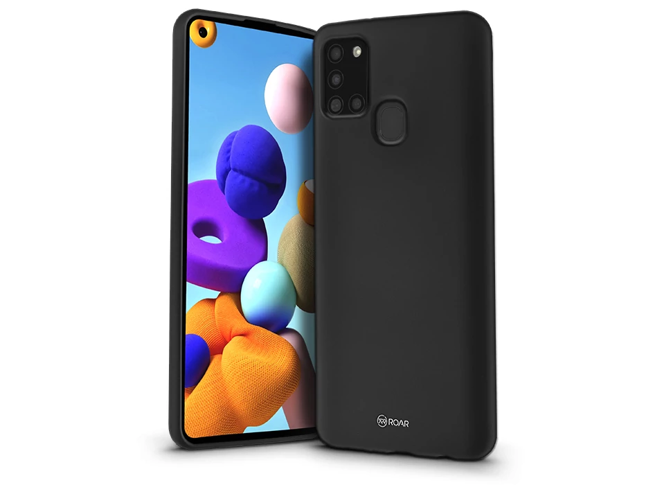 Roar All Day Full 360 szilikon tok - Samsung A217F Galaxy A21s - fekete