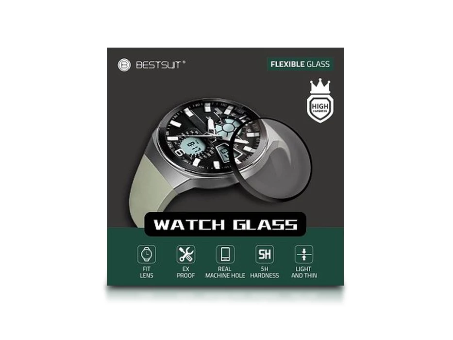 Samsung Galaxy Watch 3 (41 mm) üveg képernyővédő fólia - Bestsuit Flexible Nano Glass 5H