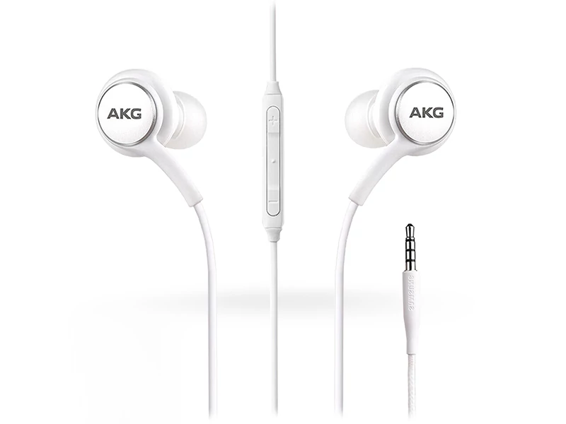 Samsung gyári sztereó felvevős fülhallgató - EO-IG955 tuned by AKG - 3,5 mm jack- fehér (ECO csomagolás)