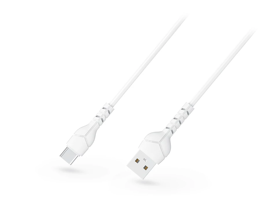 Devia Kintone Cable V2 Series 10W USB/Type-C adat-és töltőkábel 1m - fehér - ECO