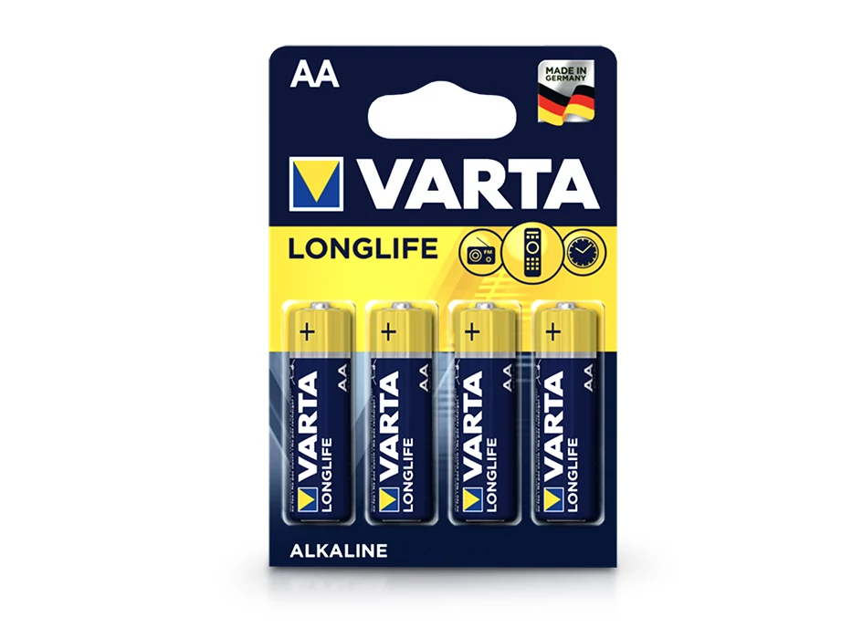 VARTA Longlife Alkaline AA ceruza elem - 4 db/cs