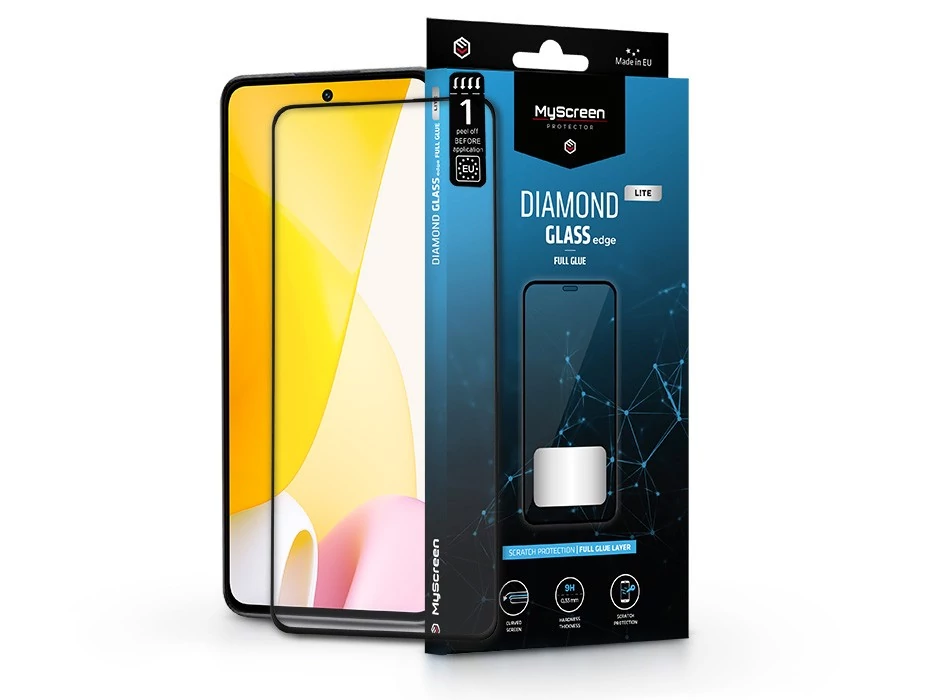 MyScreen Diamond Glass Lite Edge 2.5D Full Glue - Xiaomi 12 Lite üvegfólia