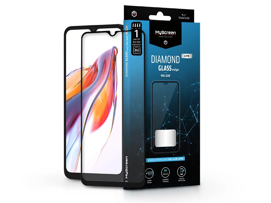 MyScreen Diamond Glass Lite Edge 2.5D Full Glue - Xiaomi Redmi 12C/Redmi 11A üvegfólia