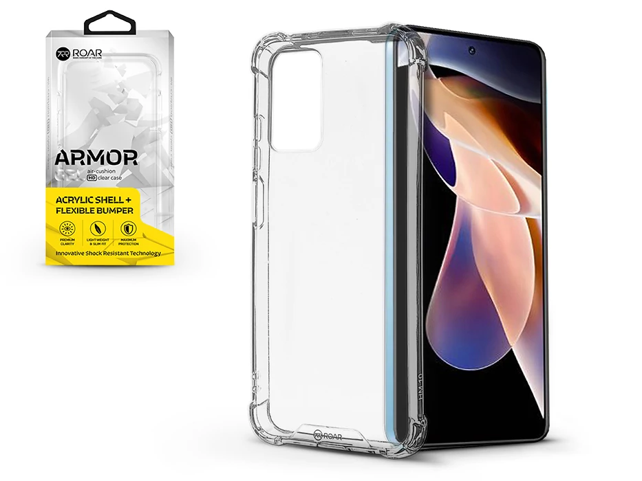 Xiaomi Redmi Note 11 Pro/Redmi Note 11 Pro 5G szilikon hátlap - Roar Armor Gel -transparent