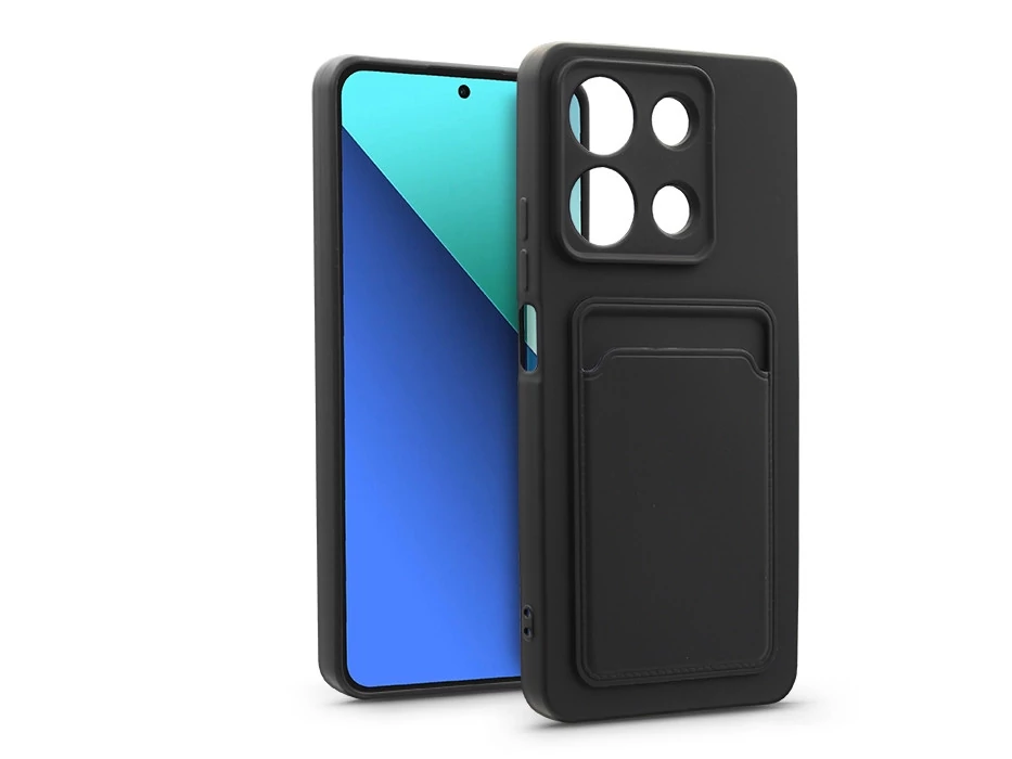 Haffner Card Case kártyatartós szilikon tok Xiaomi 13 4G - fekete