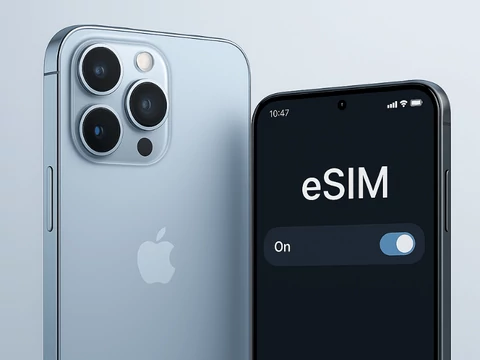 eSIM Androidon és iPhone-on